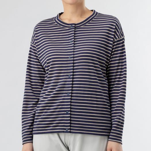 ドライベクターボーダ長袖Tシャツ|B2MA0227|ウエア|ウォーキング  