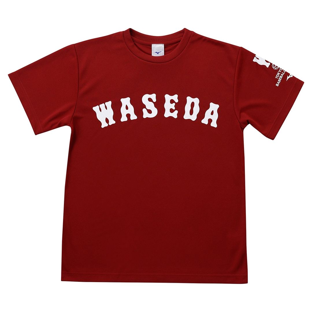 【東京六大学野球】大学応援Tシャツ(早稲田大学) L