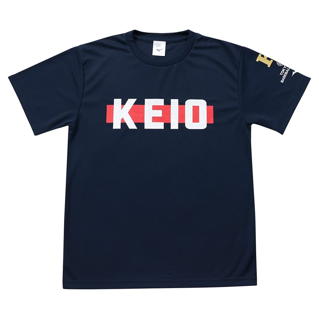 【東京六大学野球】大学応援Tシャツ(慶応義塾大学) L
