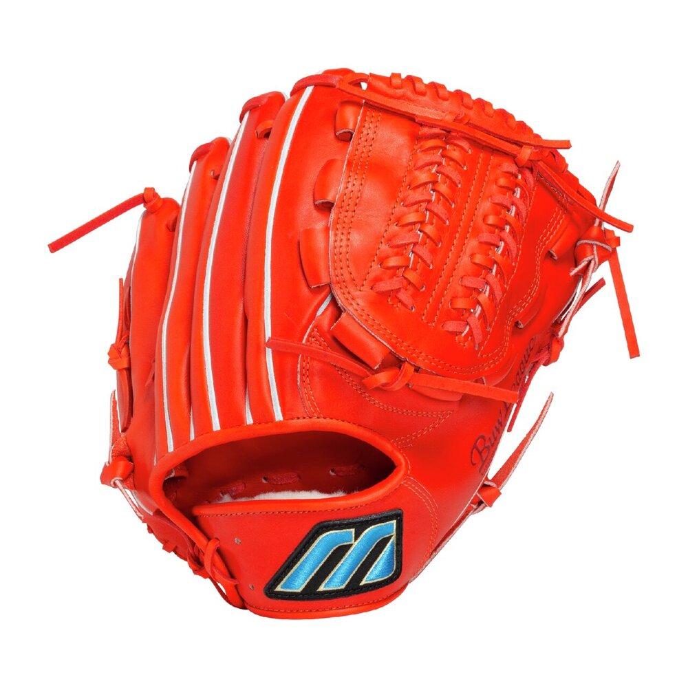 軟式用【ミズノ直営限定】Buw League 復刻グラブ【投手用／サイズ12】 スプレンディッドオレンジ 左投げ用