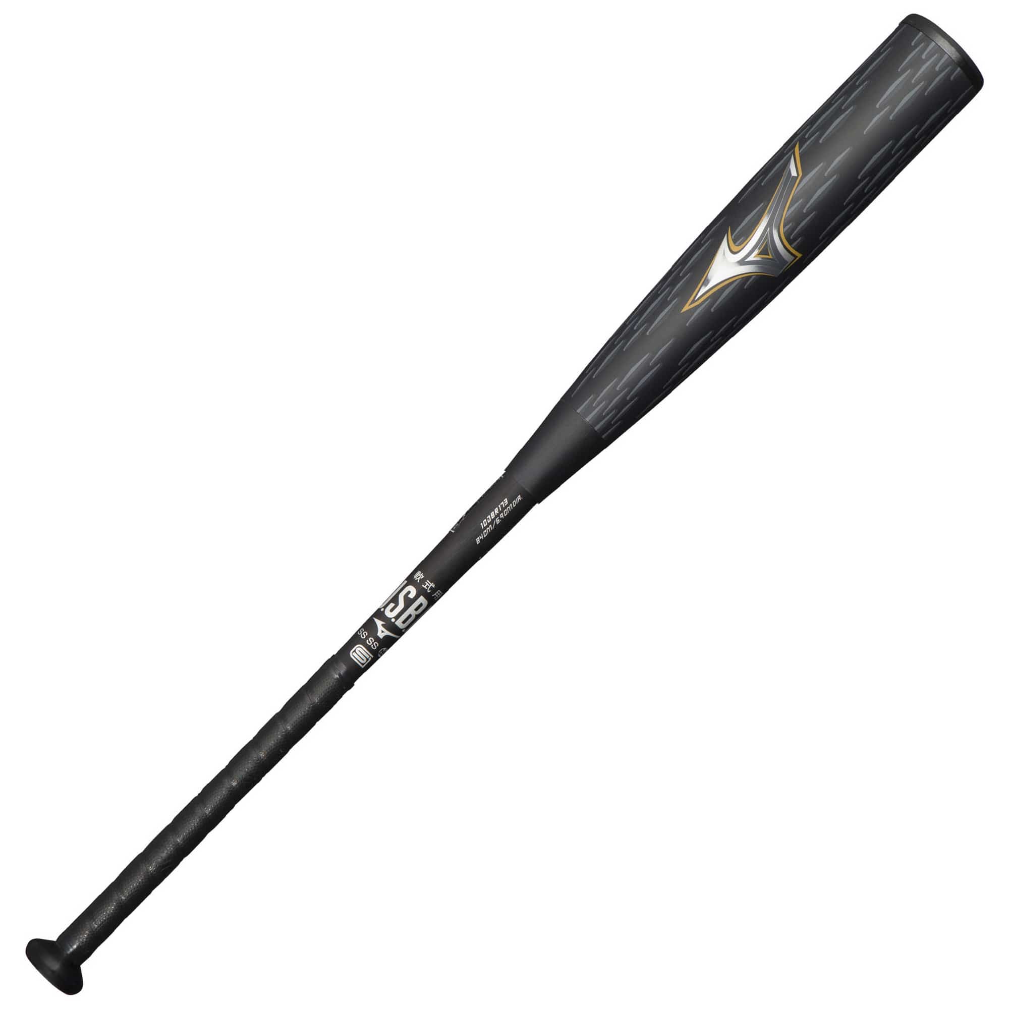 軟式用ビヨンドマックスレガシーメタル トップ(金属製／84cm／平均740g) ブラック×ゴールド