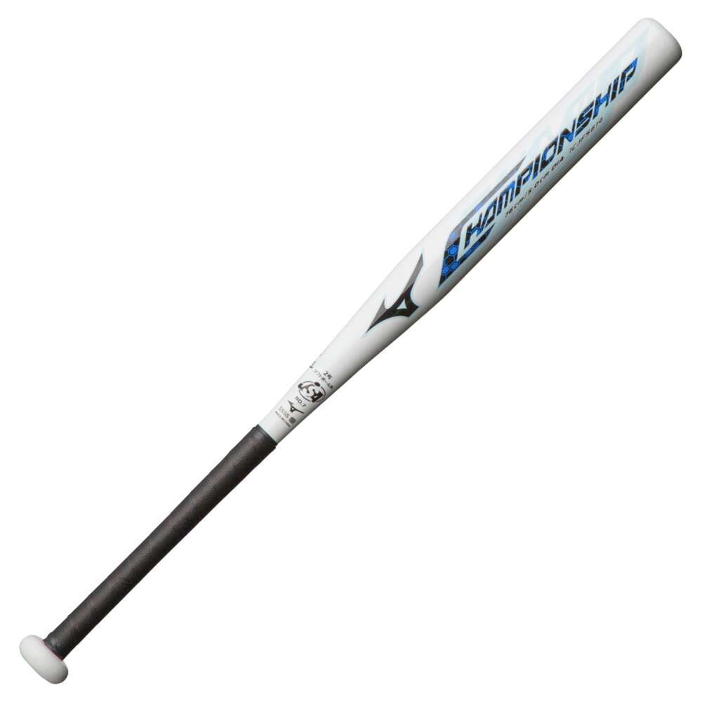 ソフトボール用チャンピオンシップ ミドル(FRP製／76cm／平均460g)(1、2号／ゴムボール用) ホワイト