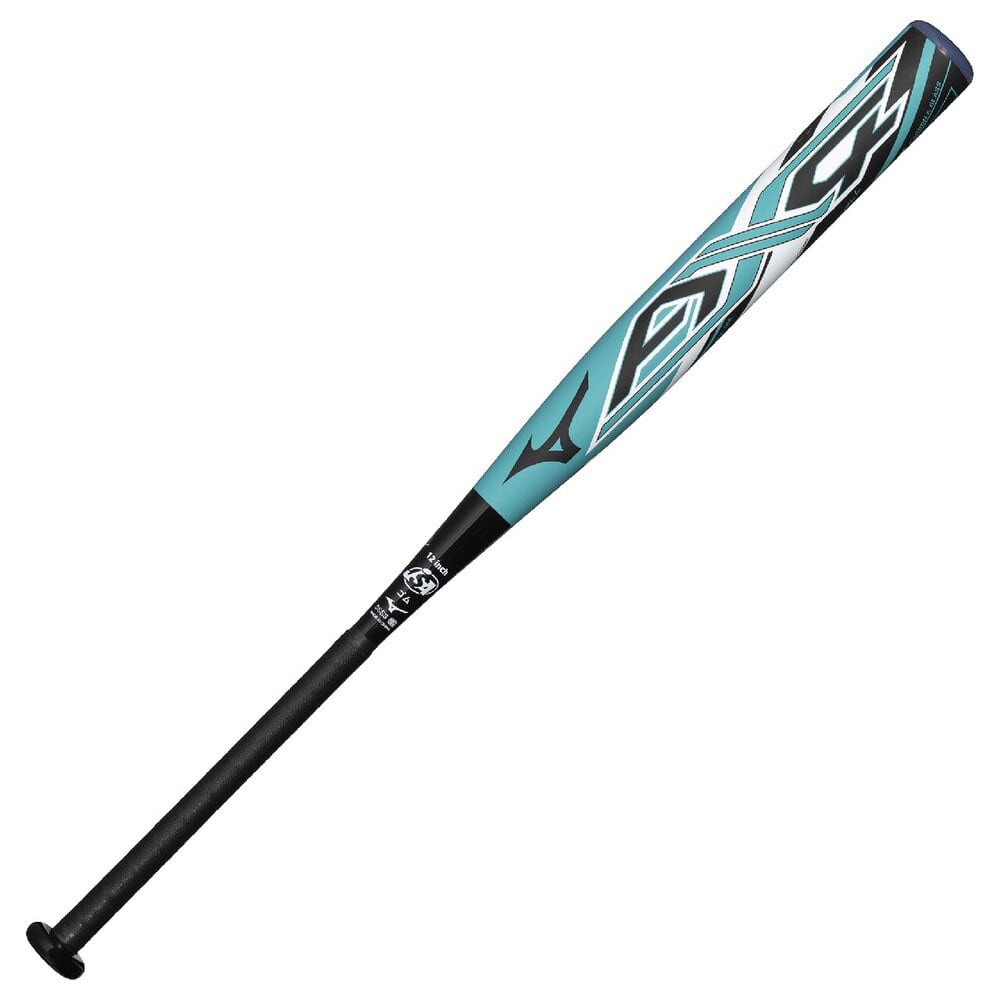 ソフトボール用AX4 ミドル(FRP製／84cm／平均650、710g)(12インチ／ゴムボール用) ヒスイ×ブラック