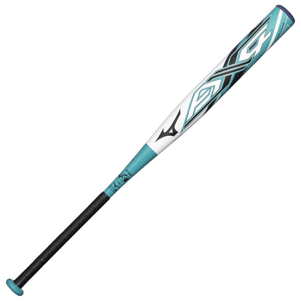 ソフトボール用AX4 トップ(FRP製／86cm／平均760g)(12インチ／ゴムボール用) ホワイト×ヒスイ