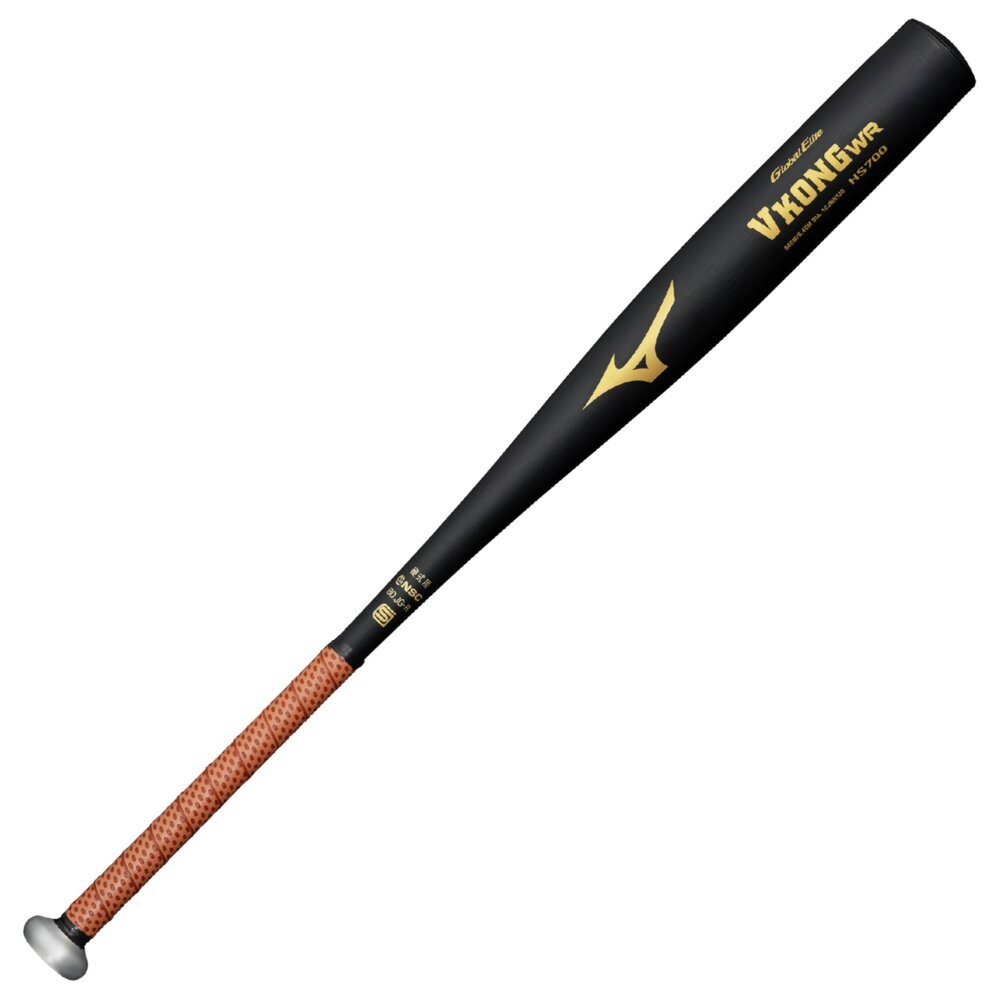 硬式用【グローバルエリート】VコングWR ミドル(金属製／84cm／平均900g以上／2024年春新基準対応) ブラック
