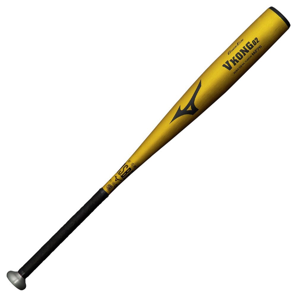 軟式用【グローバルエリート】Vコング02 ミドル(金属製／84cm／平均750g) イエローゴールド