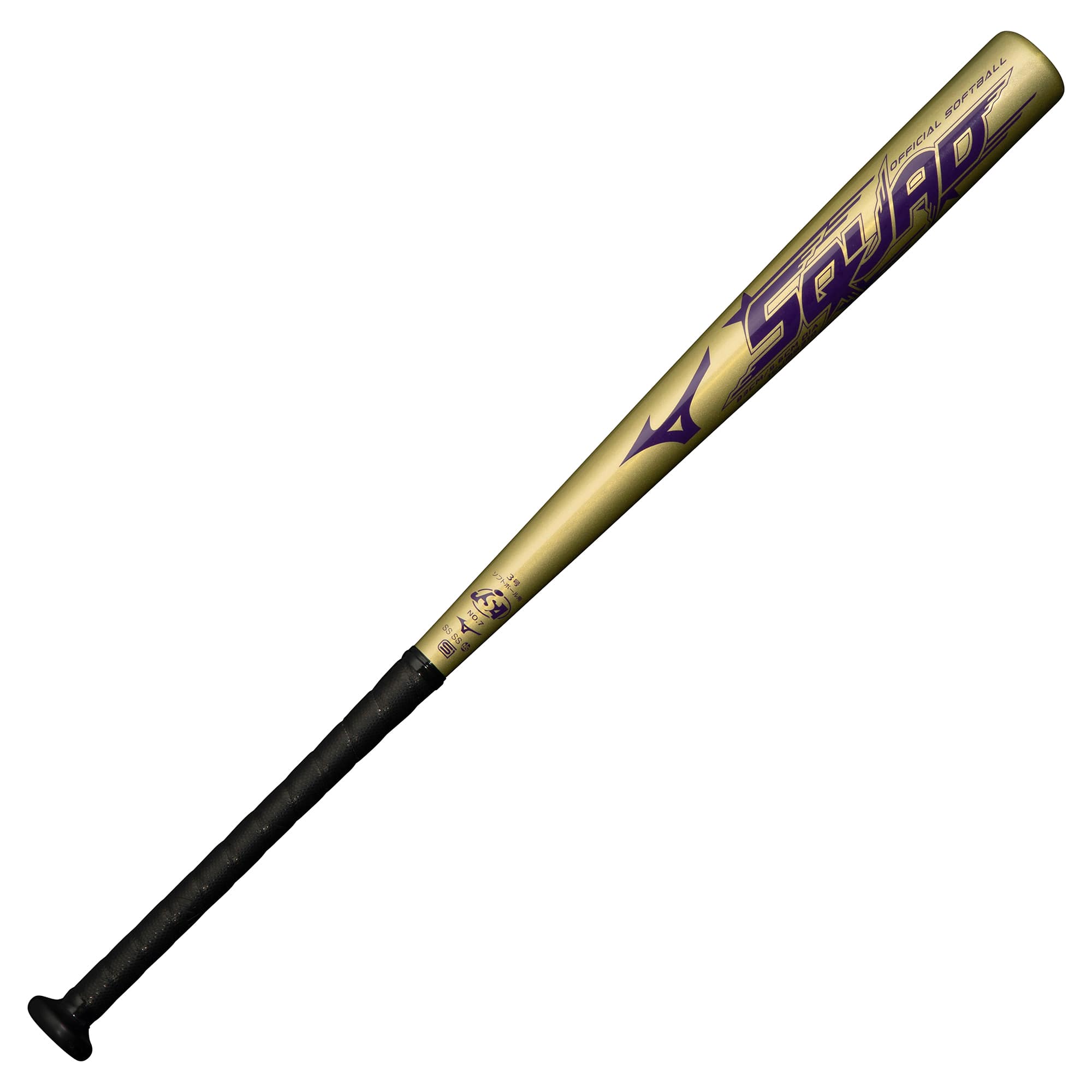 ソフトボール用スカッド ミドル(金属製／83cm／平均720g)(3号／ゴムボール用) ゴールド