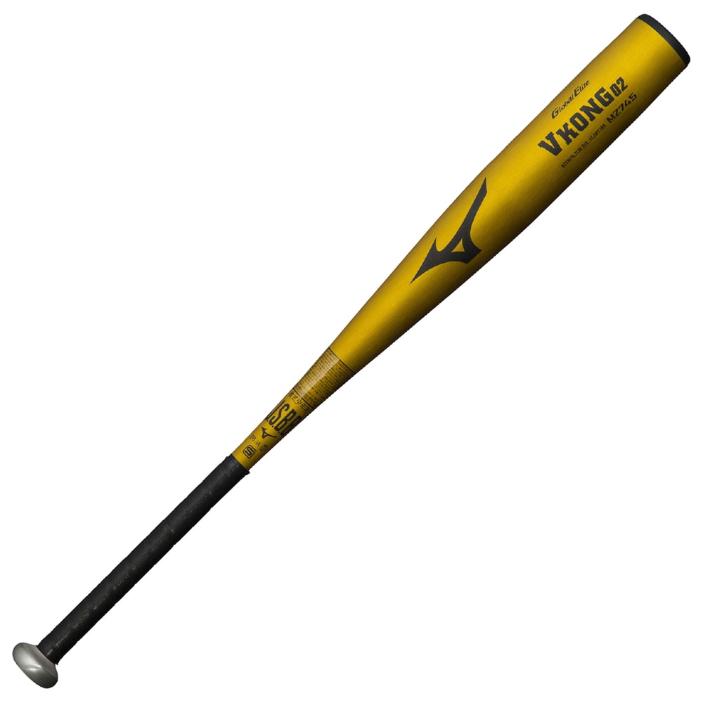 小学生軟式用【グローバルエリート】Vコング02 ミドル(金属製／82cm／平均620g) ゴールド