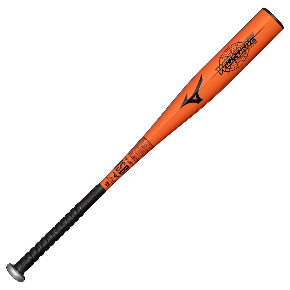 小学生軟式用ウィルドライブ×ヒッティングナビ トップ(金属製／78cm／平均500g) オレンジ