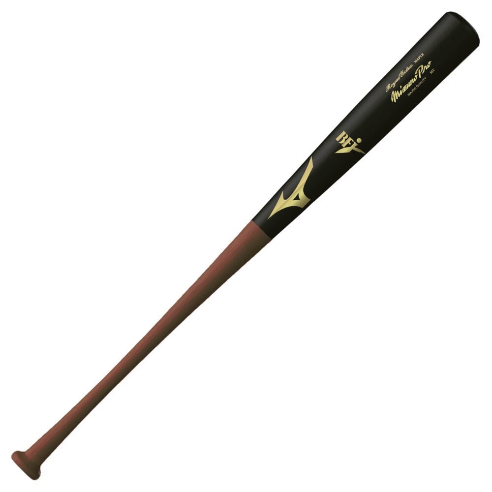 硬式用【ミズノプロ】ロイヤルエクストラ メイプル(木製／85cm／平均880g) ブラック×コーヒーブラウン（村林一輝型）