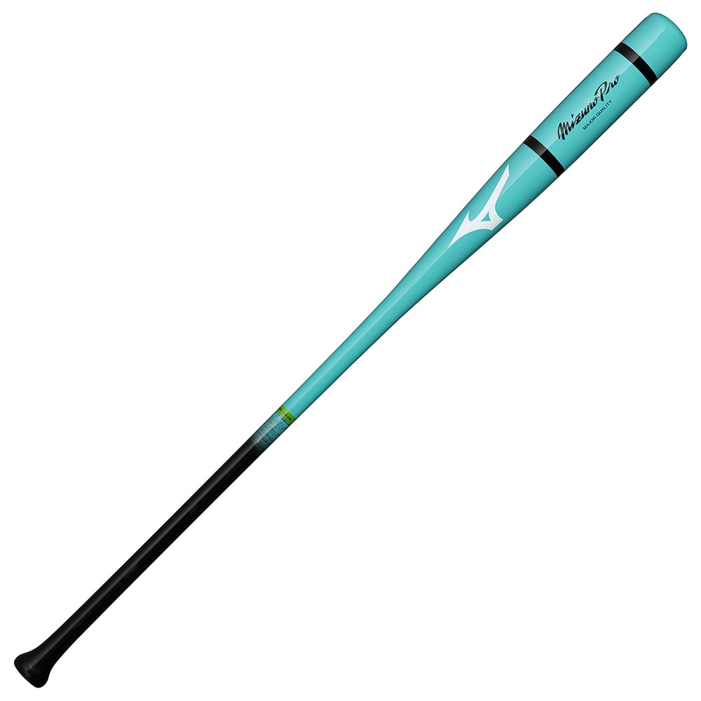 【ミズノプロ】ノック(木製／98cm／平均590g) ヒスイ×ブラック