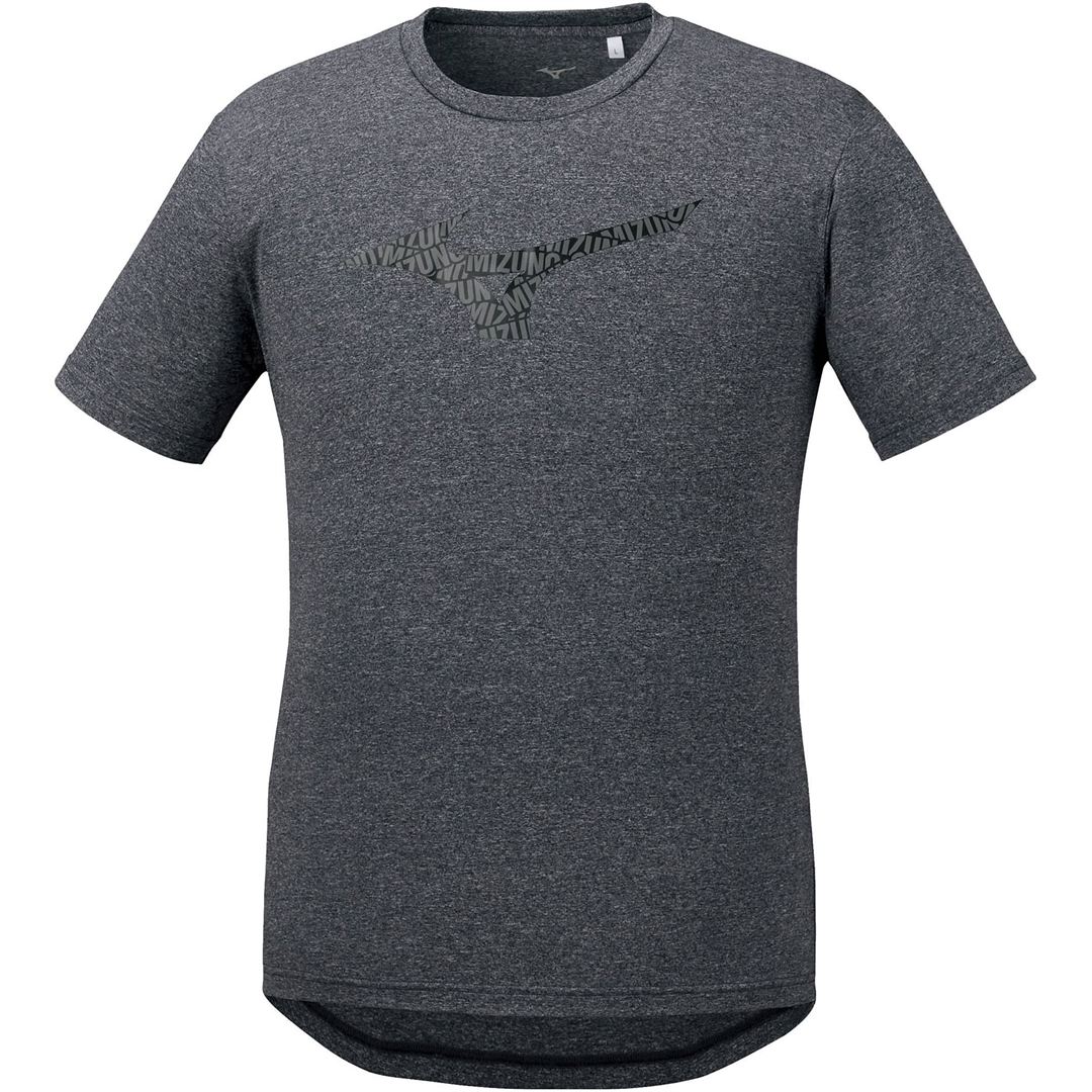 【ミズノ直営限定】半袖Tシャツ グレー杢 XS