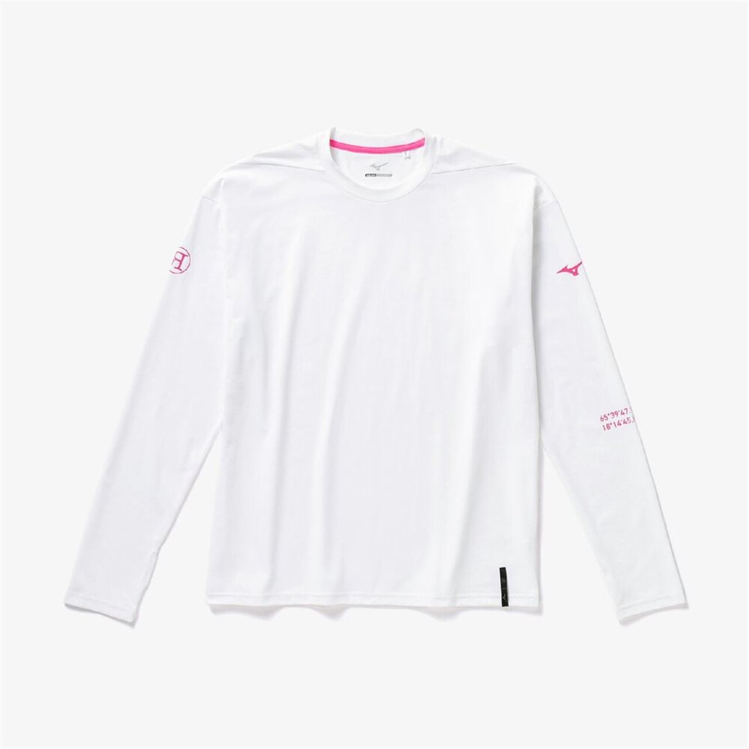 ストレッチソフトドライTシャツ(長袖)(小林陵侑選手コラボモデル) ホワイト S
