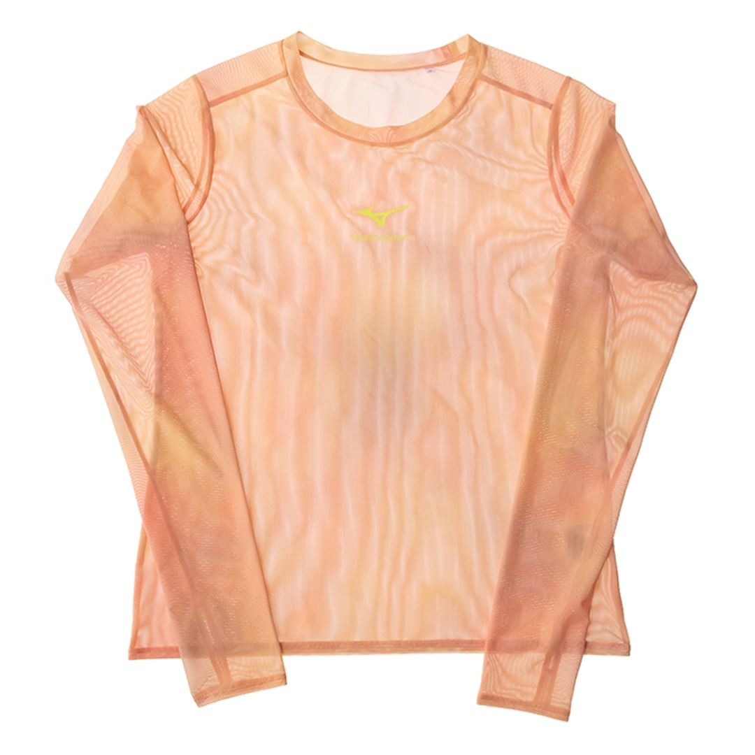 【ニコライ バーグマン】シアーTシャツ(長袖) ピンク L