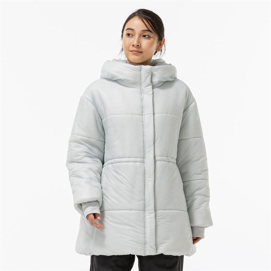 【保温素材／吸湿発熱】テックフィルブレスサーモコート ペールブルー XL