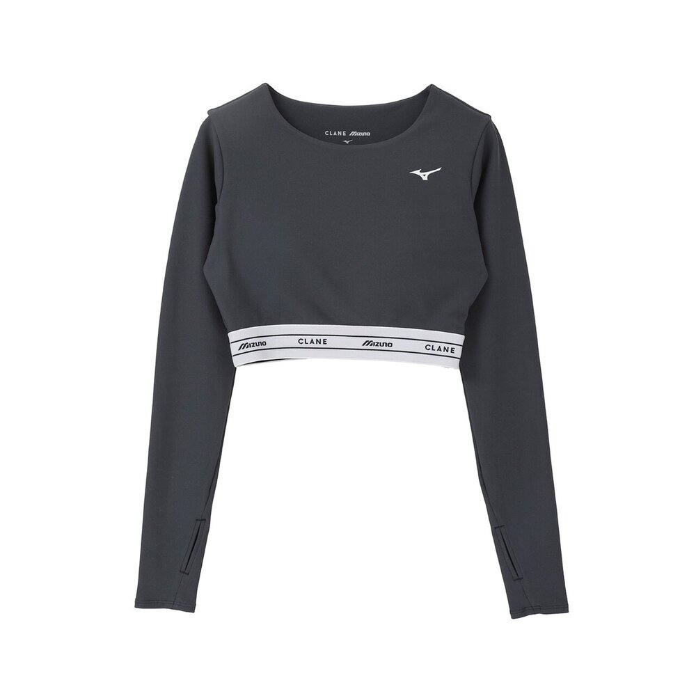 【CLANE】LONG SLEEVE TOPS ブラック 2