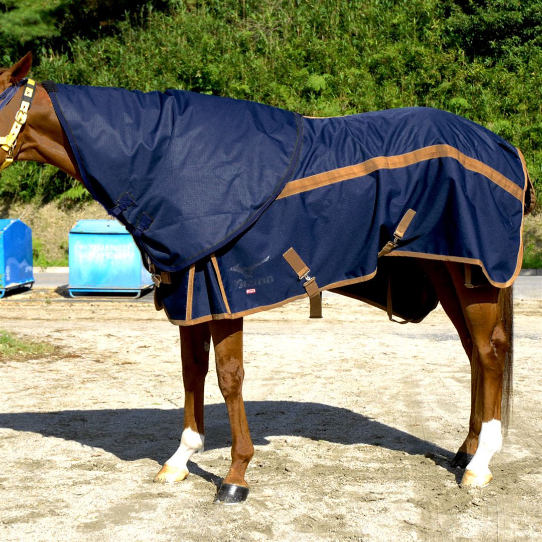 ネック用ラグ 600D（乗馬／競走馬用） ネイビー O