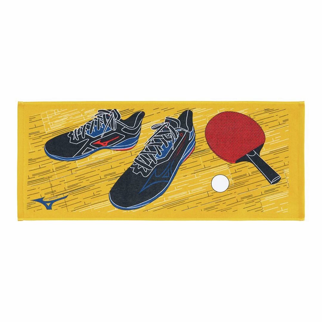 今治製タオル／卓球デザイン フェイスタオル(箱入り) 卓球