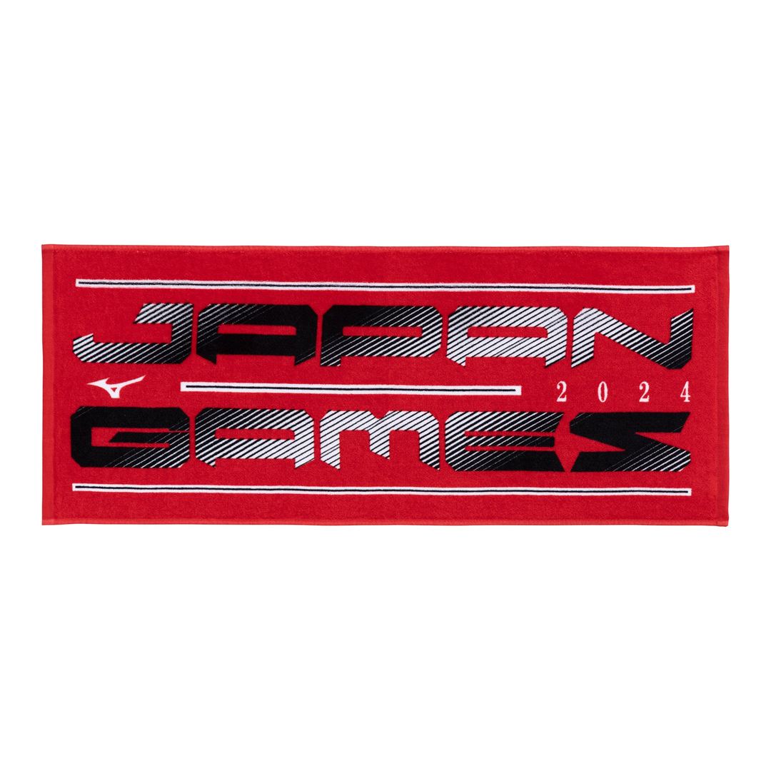 2024国スポ限定フェイスタオル レッド