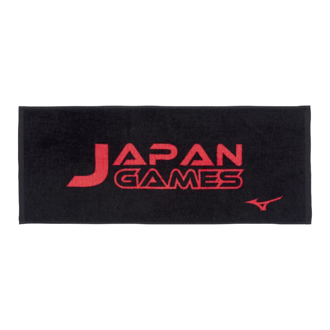 JAPAN GAMESフェイスタオル ブラック