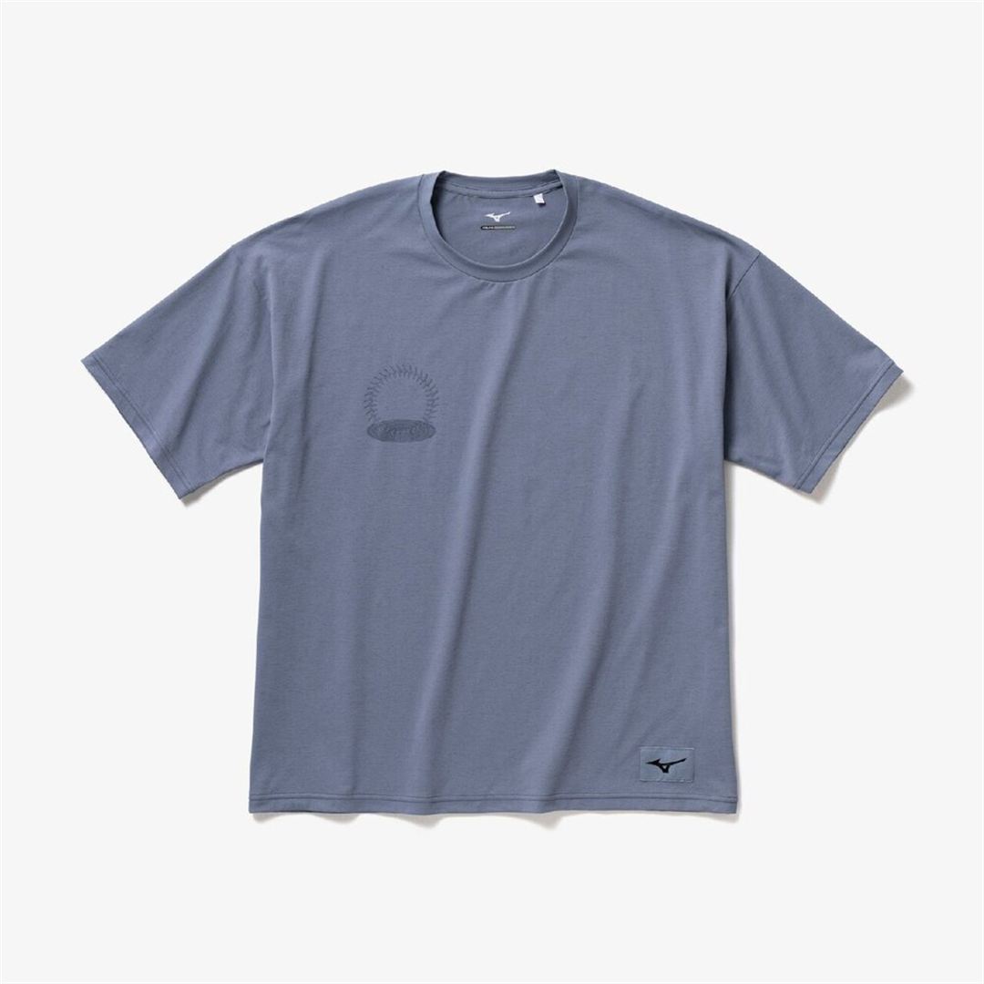 【ミズノ直営限定】ルーズフィットTシャツ ワイルドウインドブルー XS