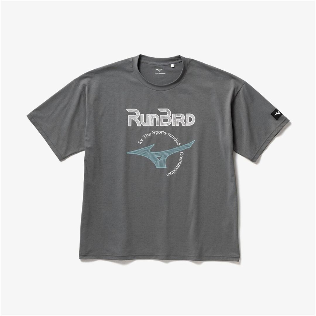【ミズノ直営限定】ルーズフィットTシャツ チャコールグレー XS