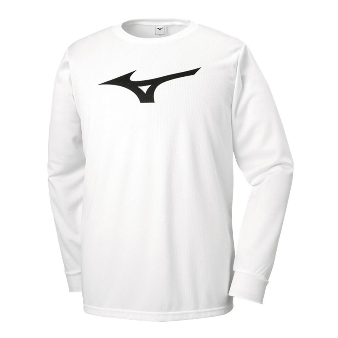 Tシャツ(長袖) ホワイト×ブラック XS