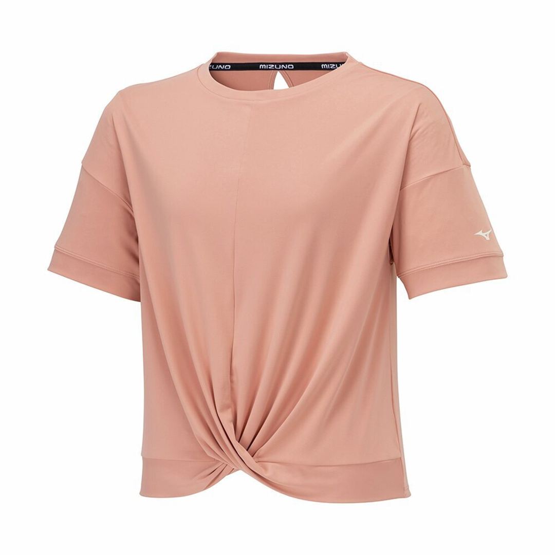 ストレッチスムースTシャツ コーラルピンク S