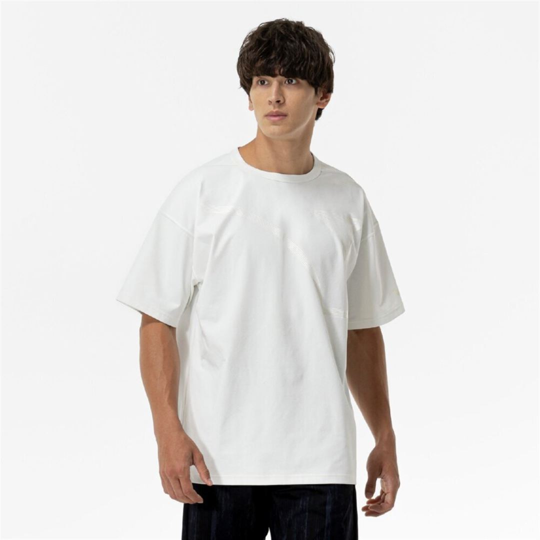 ソフトドライTシャツ(ワイドシルエット) スノーホワイト S