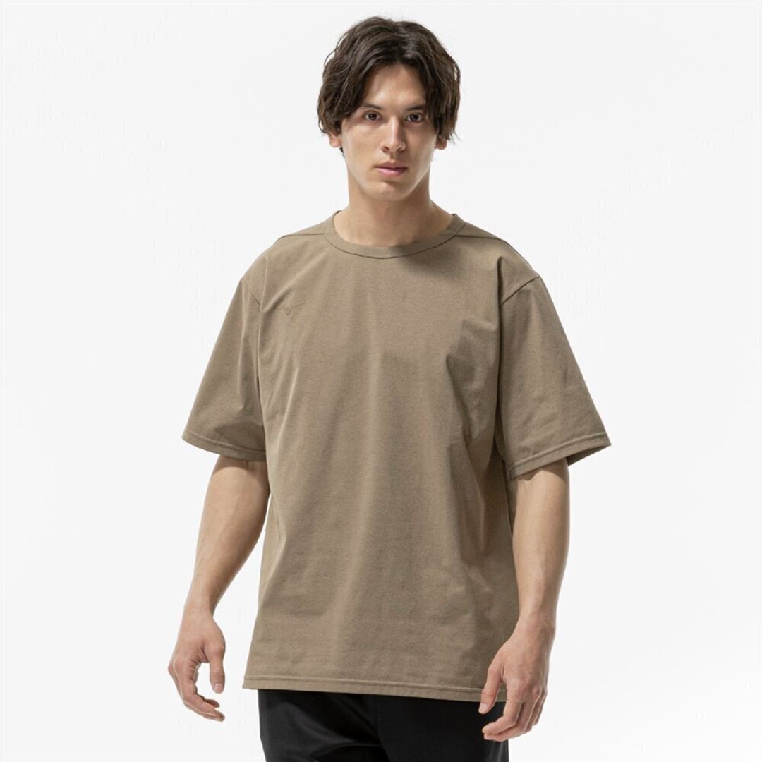 ソフトドライTシャツ(ワイドシルエット) キャメル S
