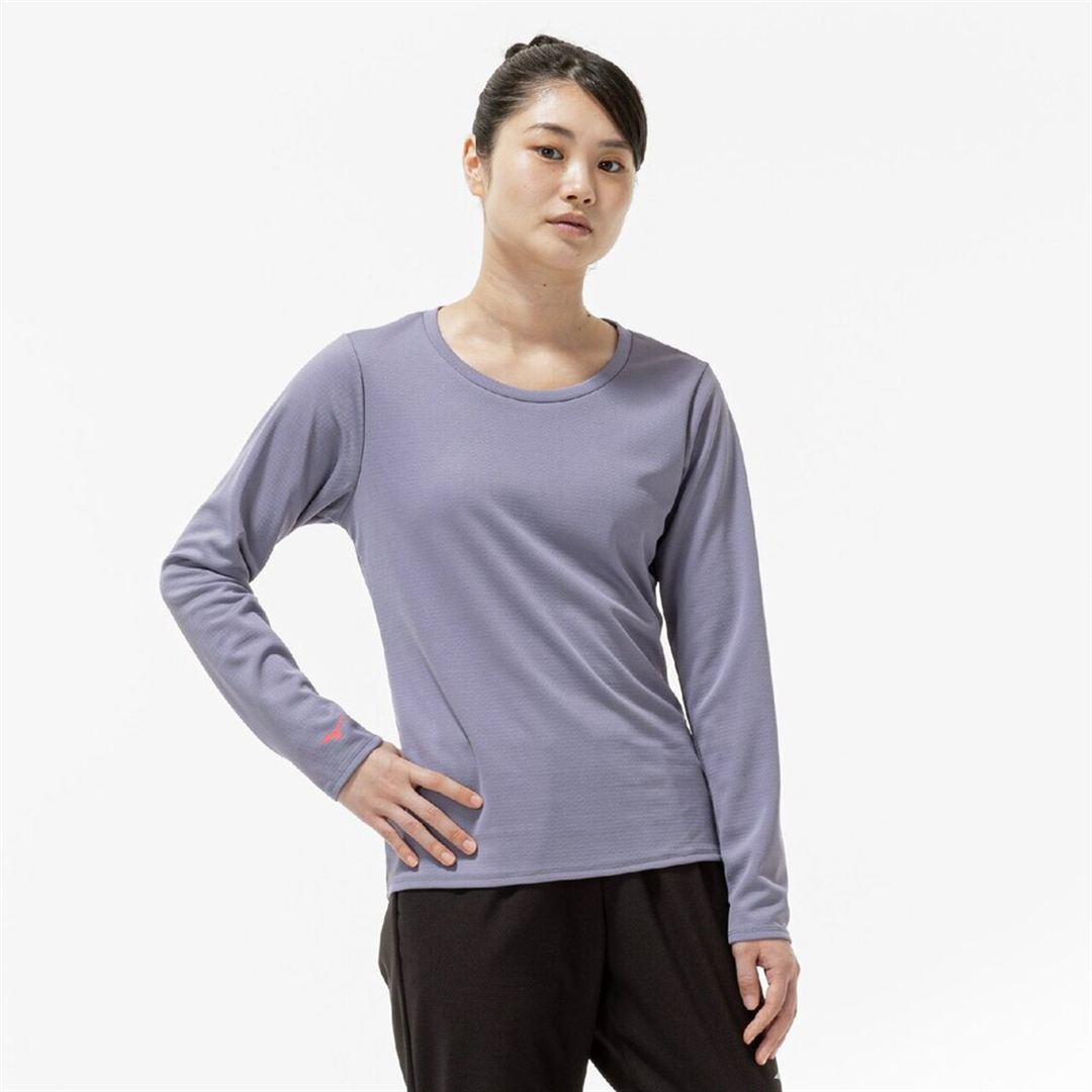 【吸湿発熱】ブレスサーモTシャツ(長袖) グラナイトグレー XL