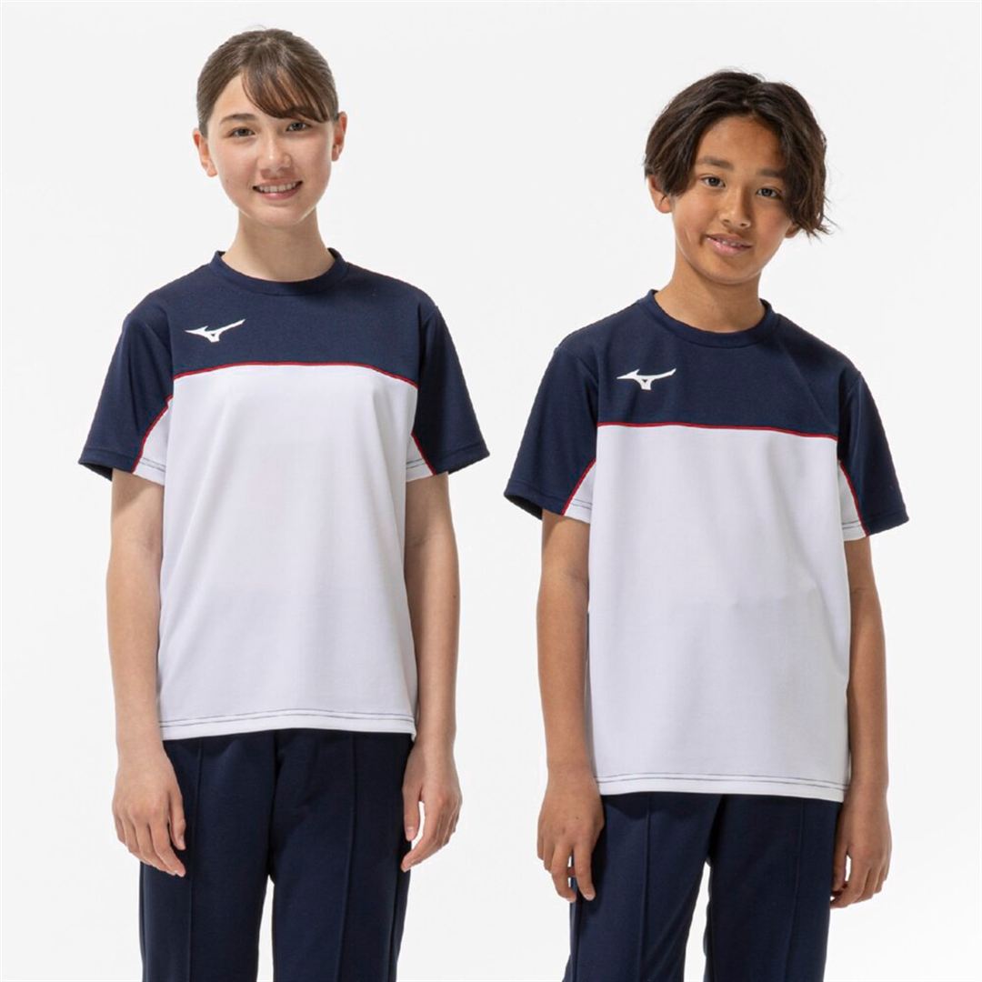 【抗菌防臭／防汚】GACHI Tシャツ ドレスネイビー 120