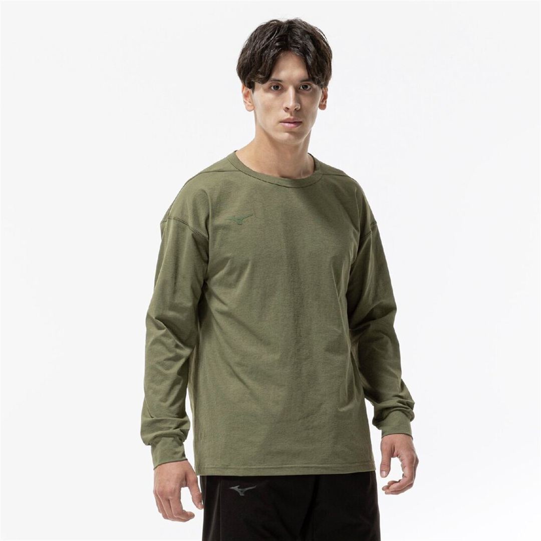 ストレッチソフトドライTシャツ(長袖) フォーリーフグリーン XL