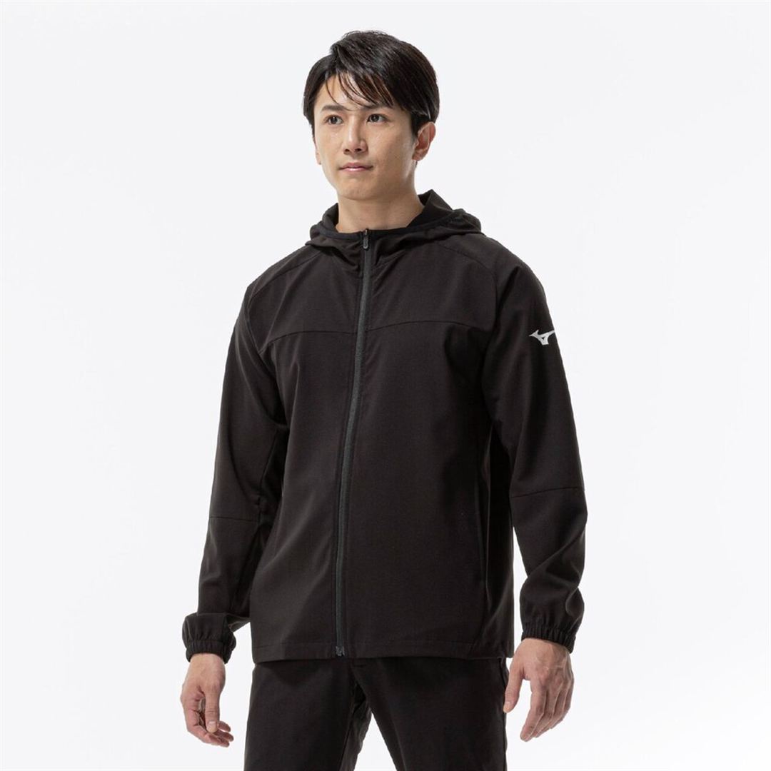 ストレッチムーブクロスジャケット ブラック×ブラック XS