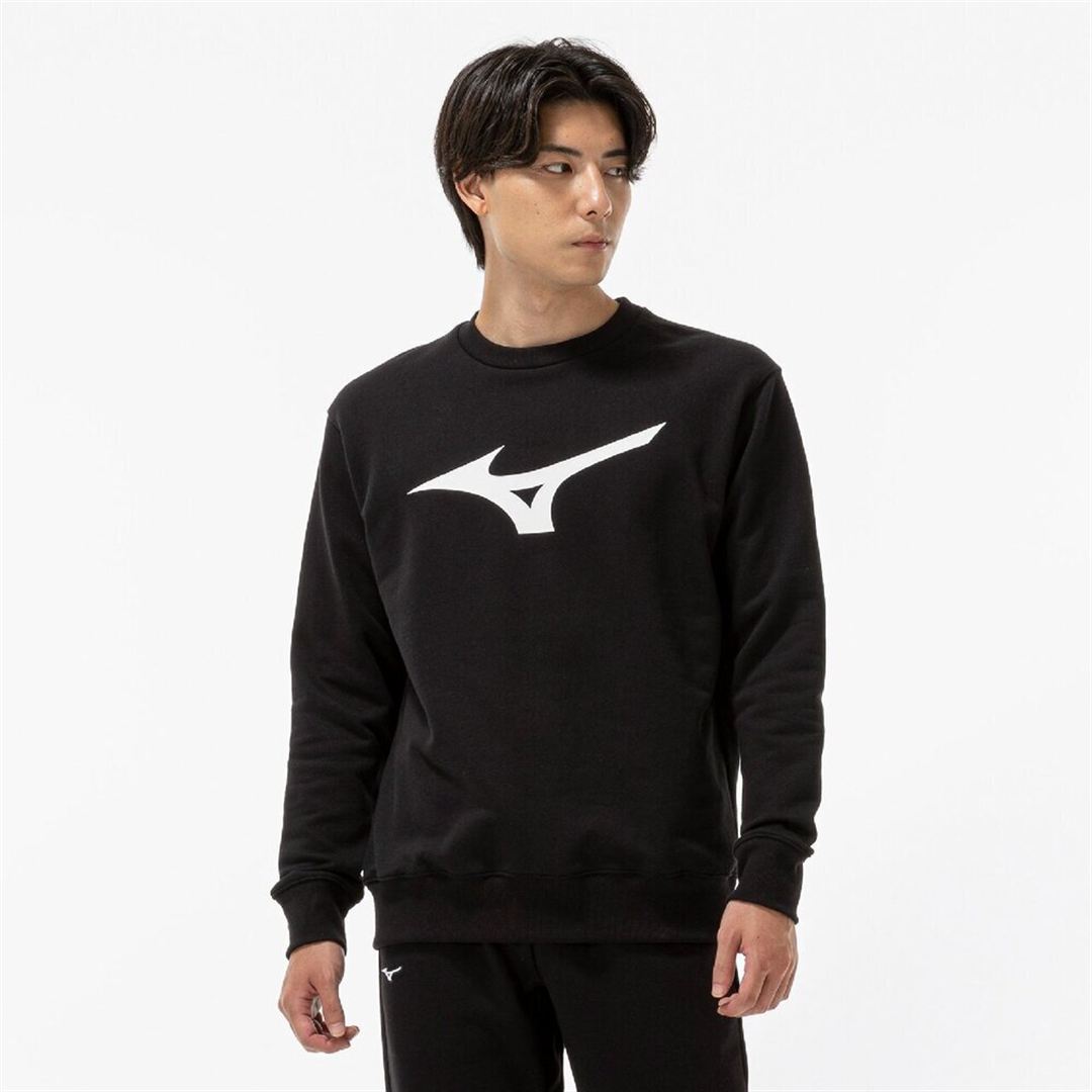 THE MZ SWEAT BIGロゴクルーネックスウェット ブラック XL