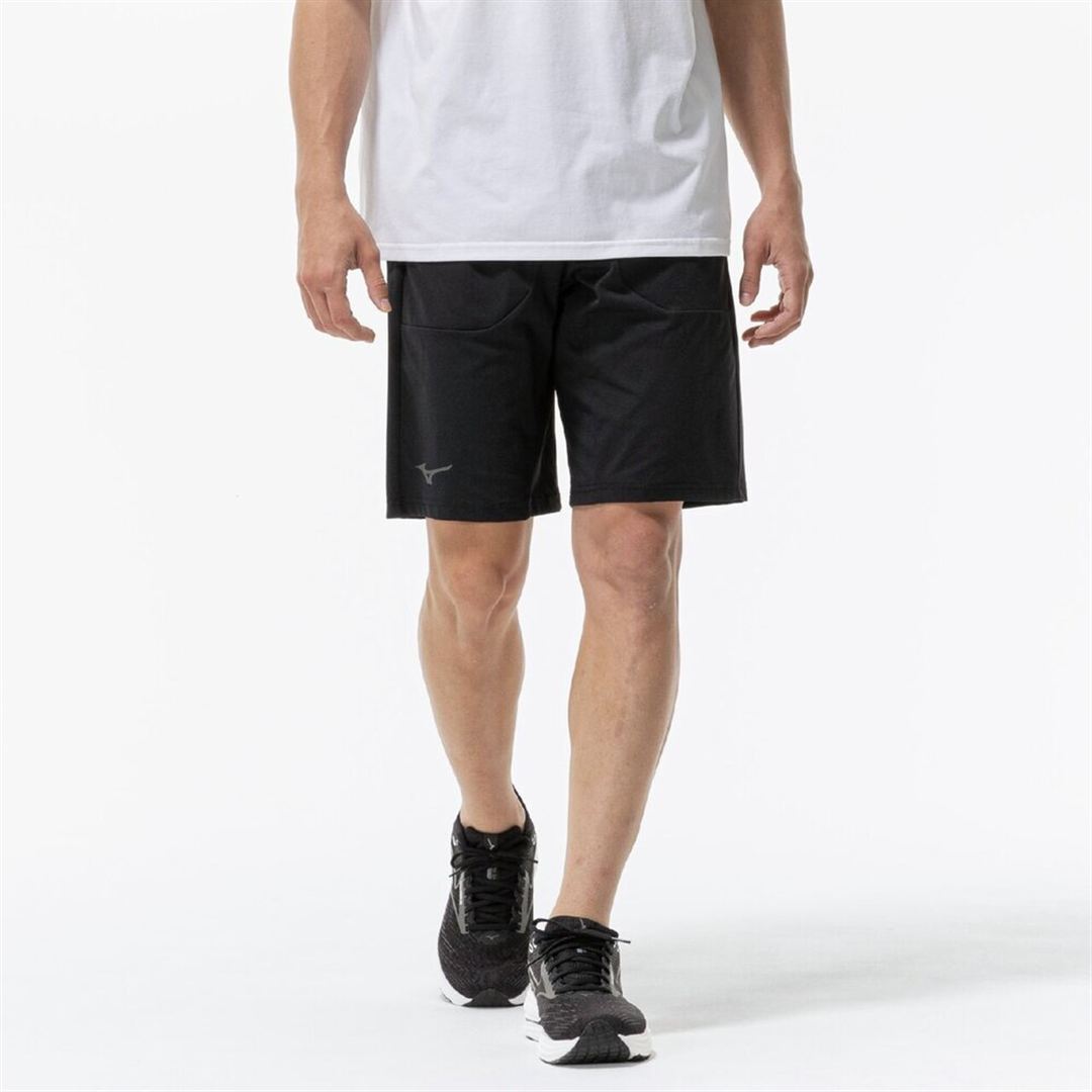 ストレッチソフトドライハーフパンツ ブラック XL
