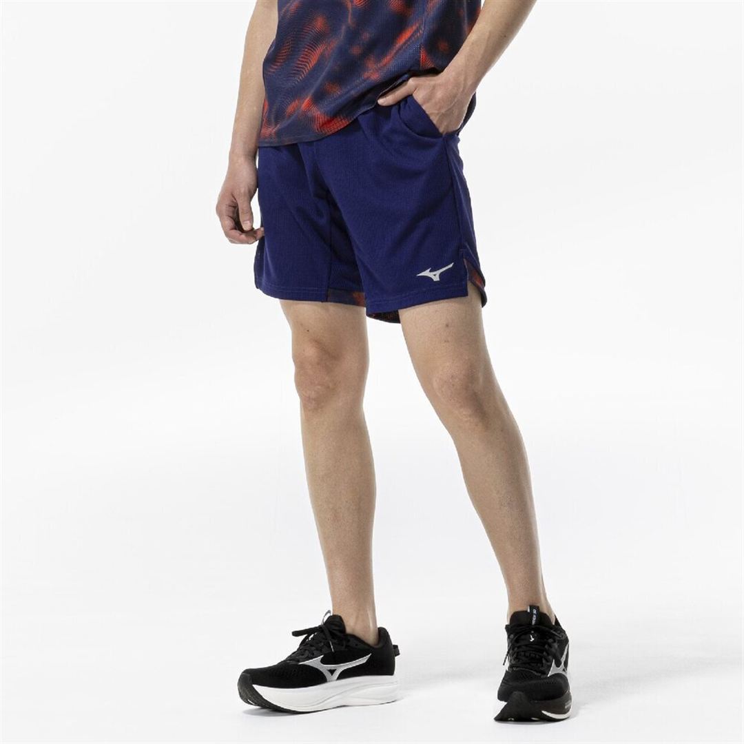 【汗処理／通気】ドライエアロフローハーフパンツ ビューコープブルー XL