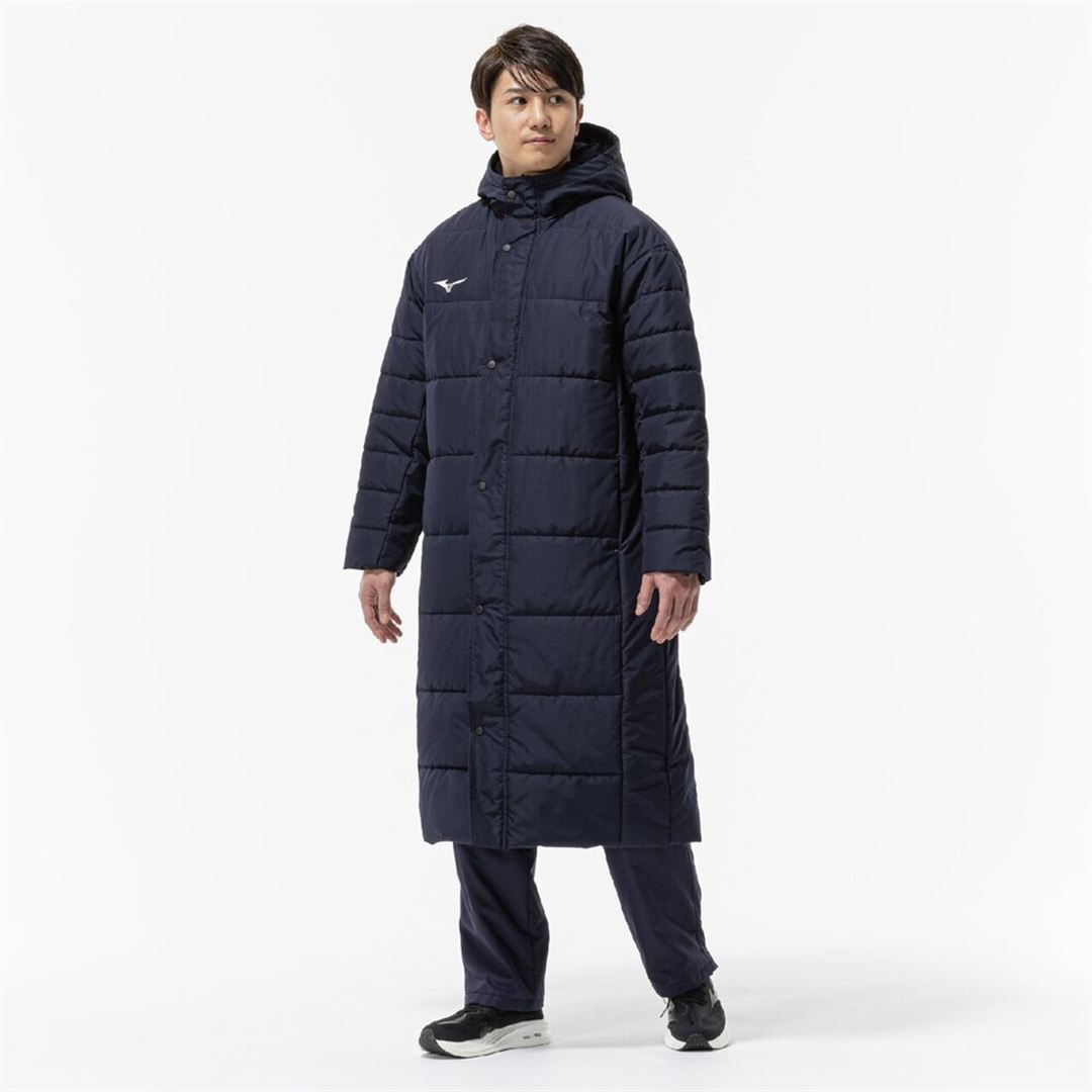 中綿ロングコート ディープネイビー×ディープネイビー XS