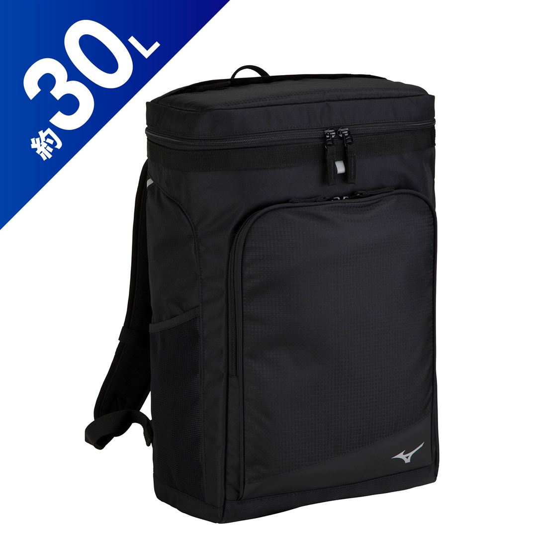 チームバックパック PCポケット付き(30L) ブラック