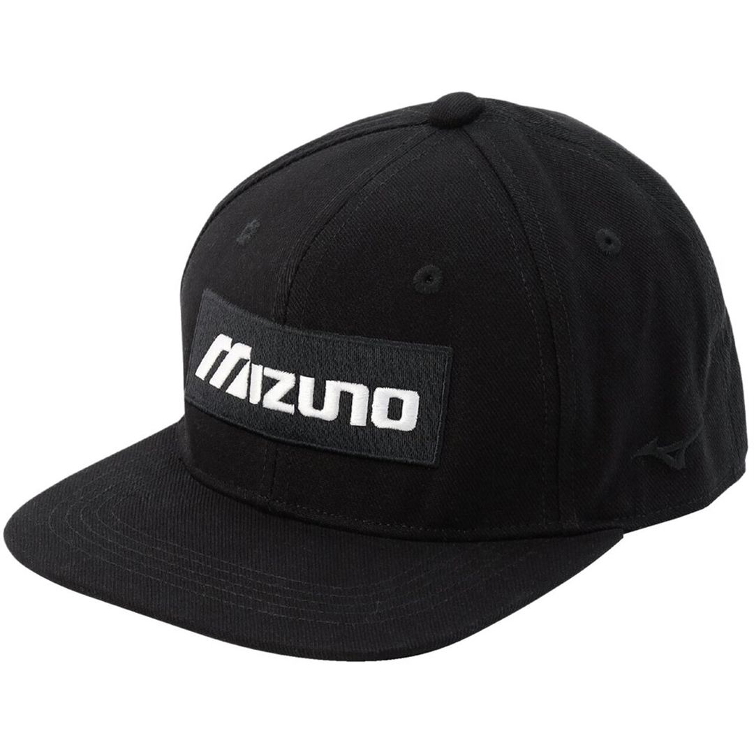 NEW VINTAGE GOLF MIZUNO ボックスロゴ キャップ ブラック
