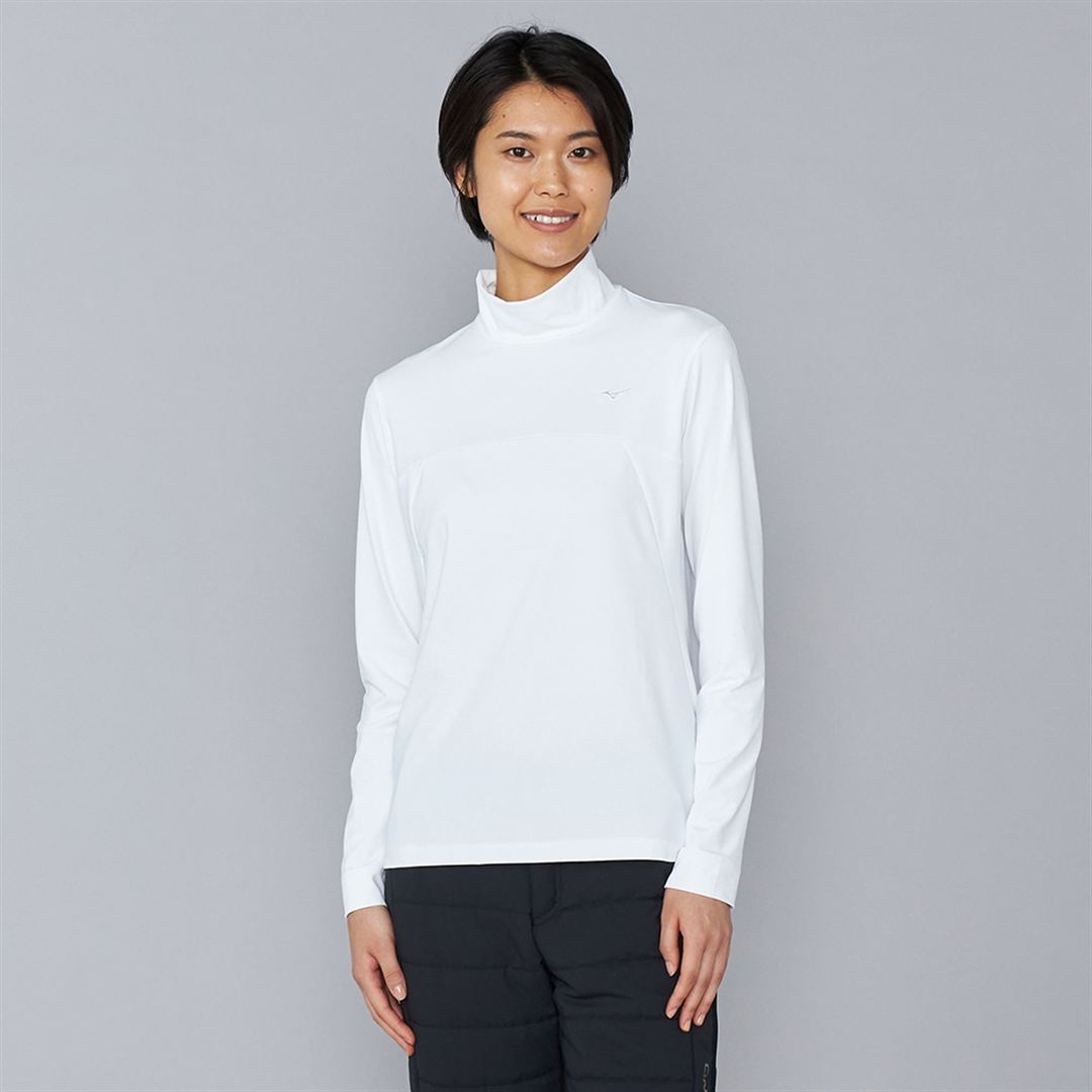 UVハイネックシャツ ホワイト XL