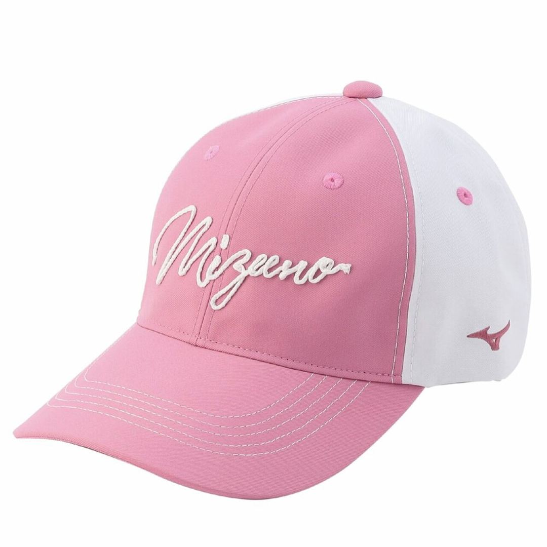 MIZUNOロープロゴキャップ ピンク