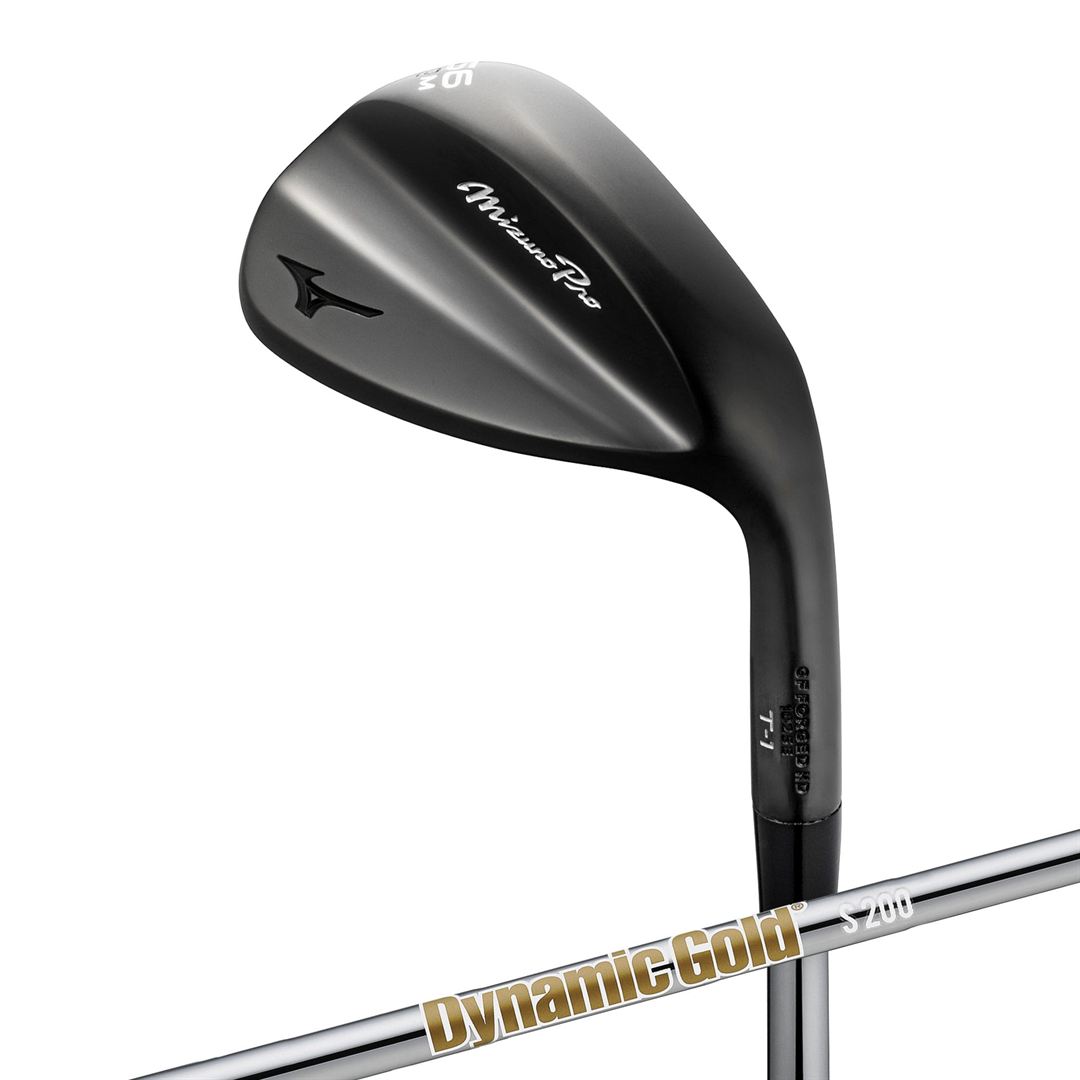 Mizuno Pro T-1 ウエッジ(ブラックIP仕上げ)(Dynamic Gold HT スチールシャフト付) 50-08（S-TYPE）