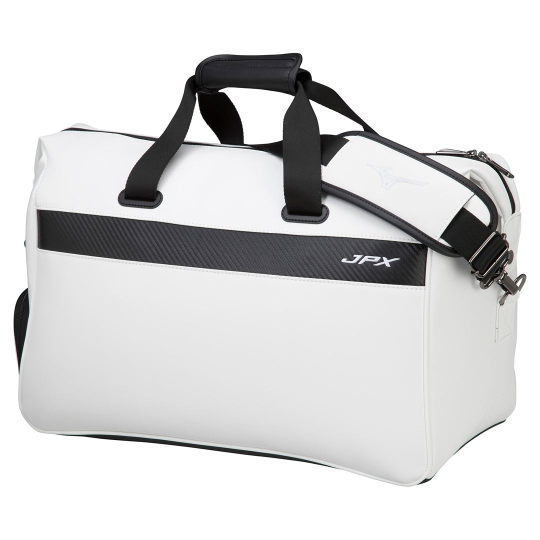 JPX Limited ボストンバッグ ホワイト×ブラック