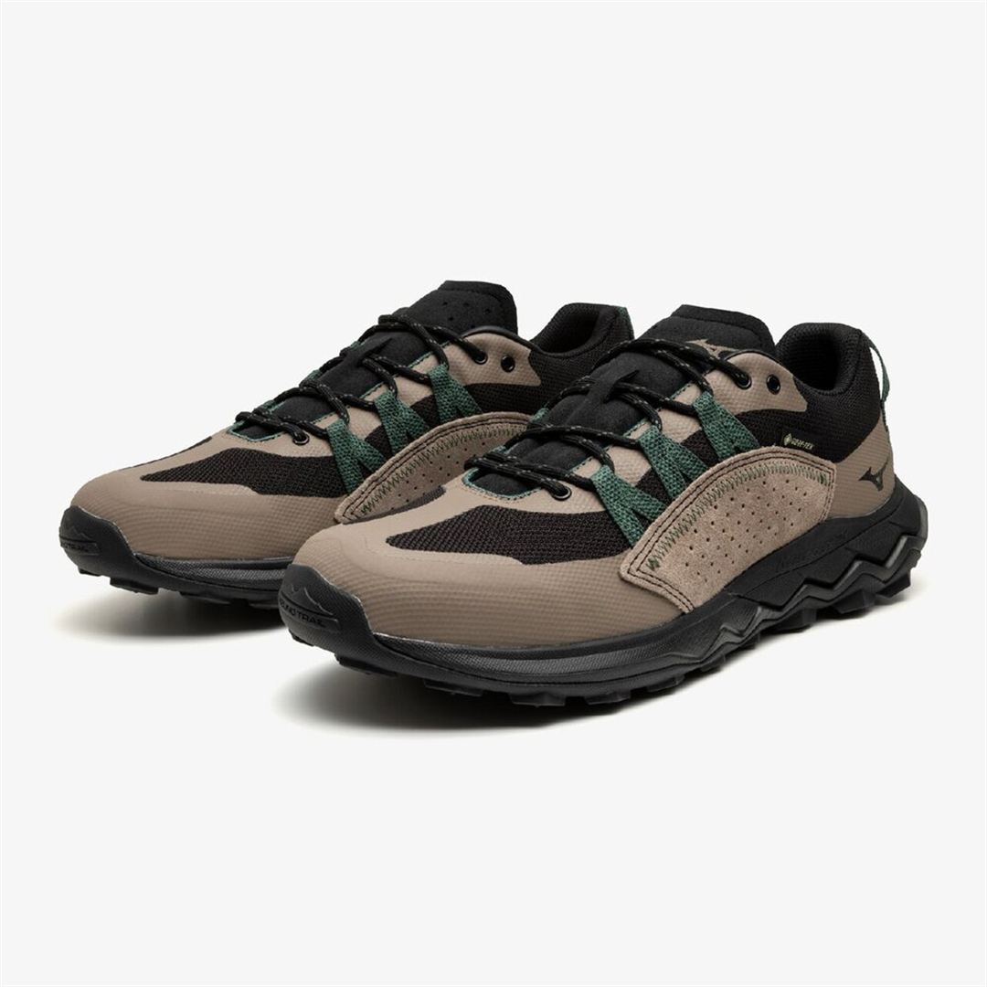 ウエーブヌーGTX(ゴアテックス／防水) ブラウン×グリーン 30.0