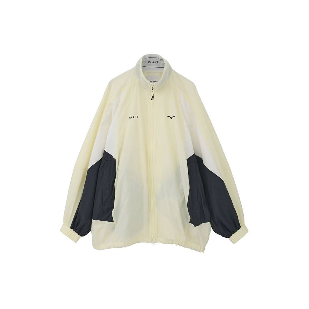 【CLANE】WATER REPELLENT TRACK JACKET アイボリー 1