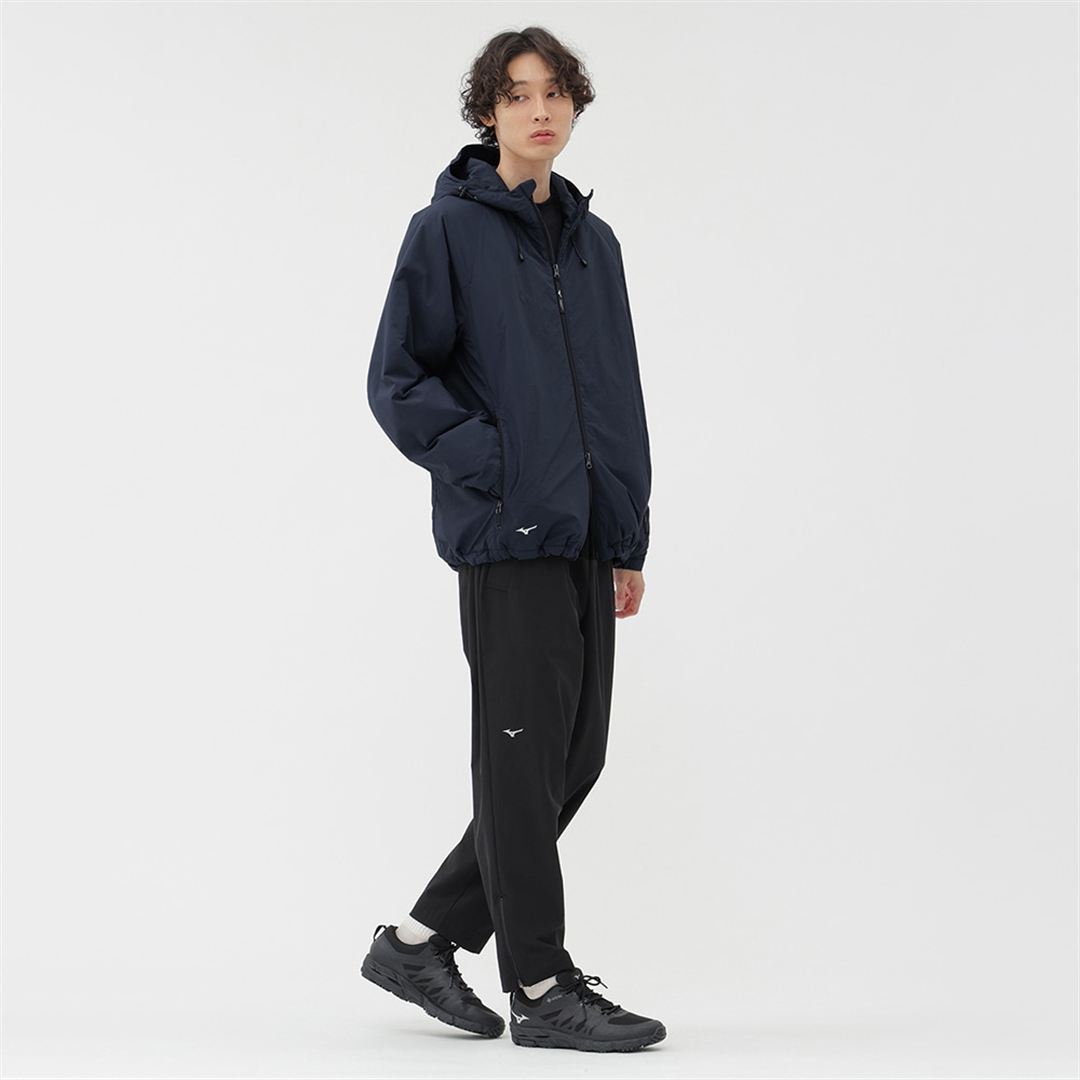 【MARGARET HOWELL】ウォーターリパレントストレッチパンツ ブラック M