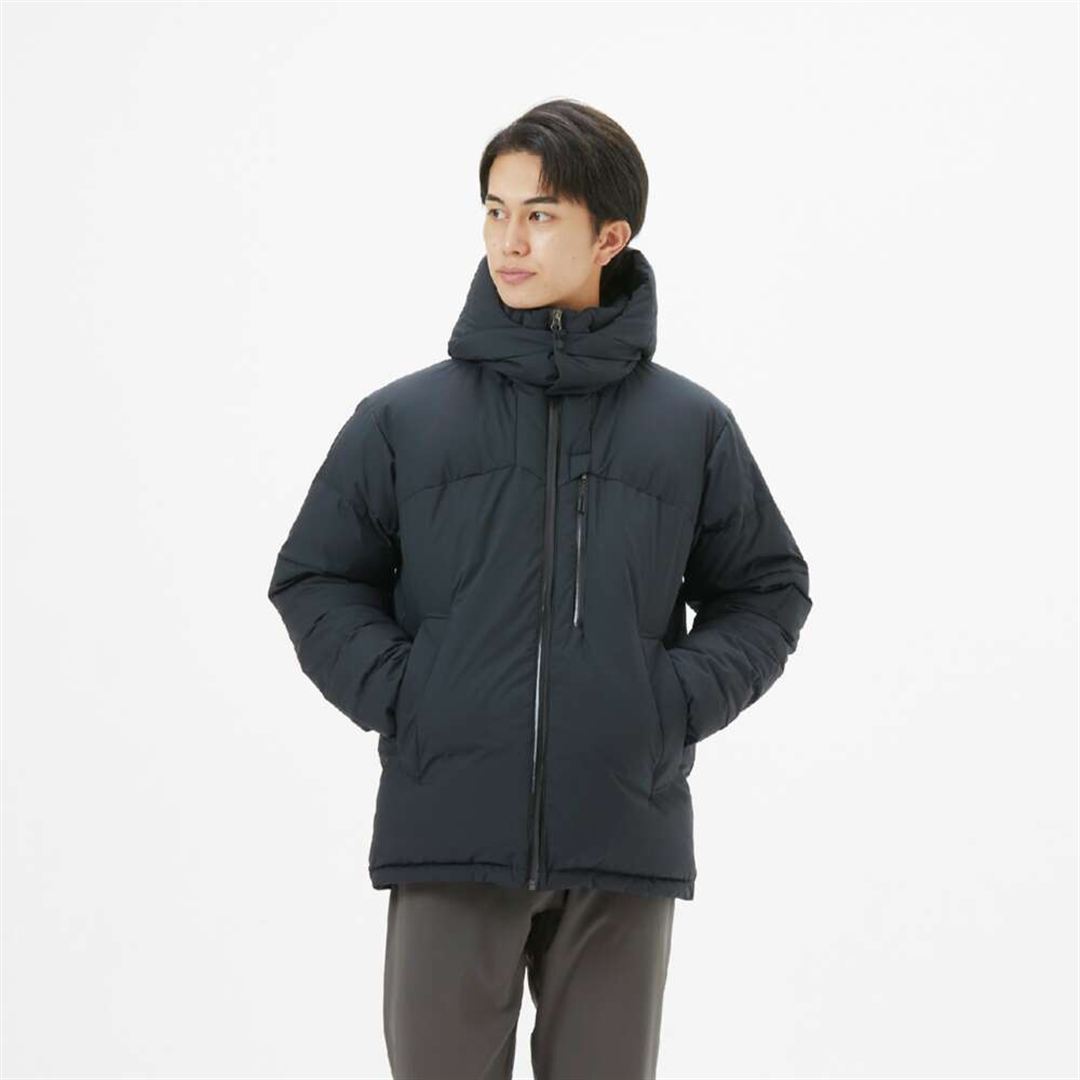 【吸湿発熱】WINDSTOPPER ダウラギリライトダウンジャケット ブラック M