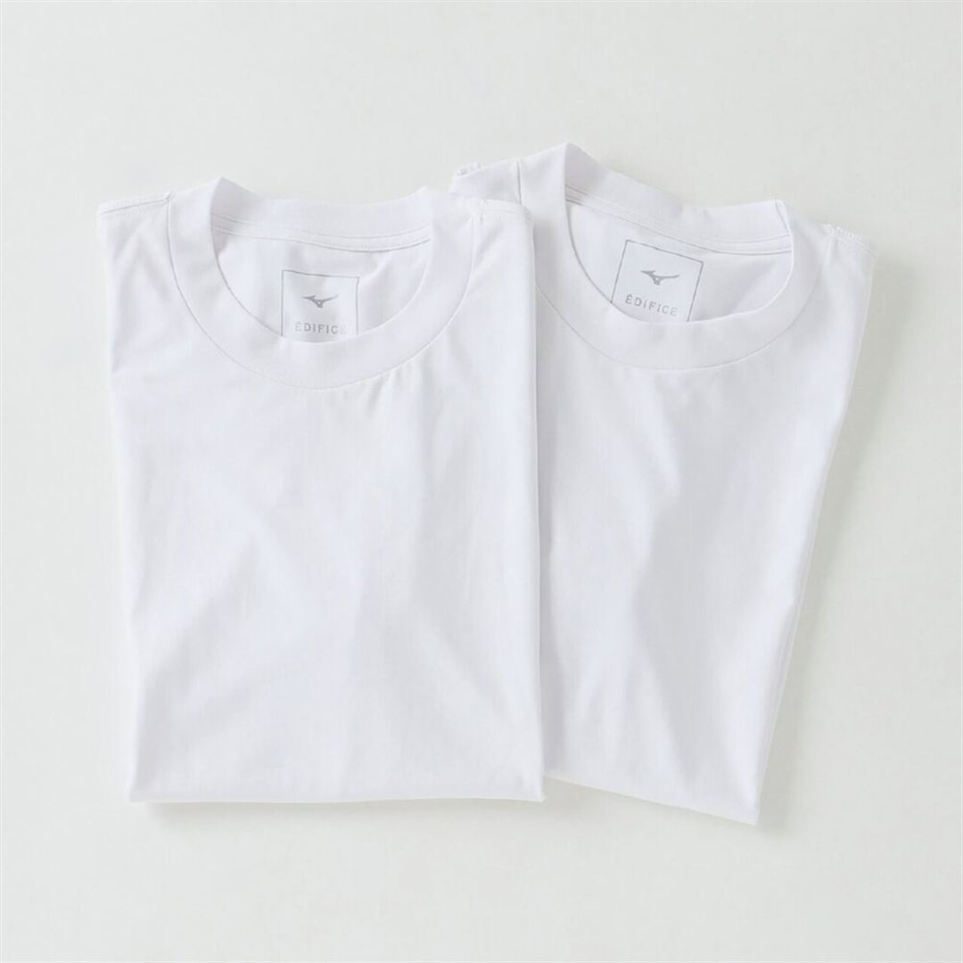 【EDIFICE】ダイナモーションフィット 2-PACK Tシャツ ホワイト S