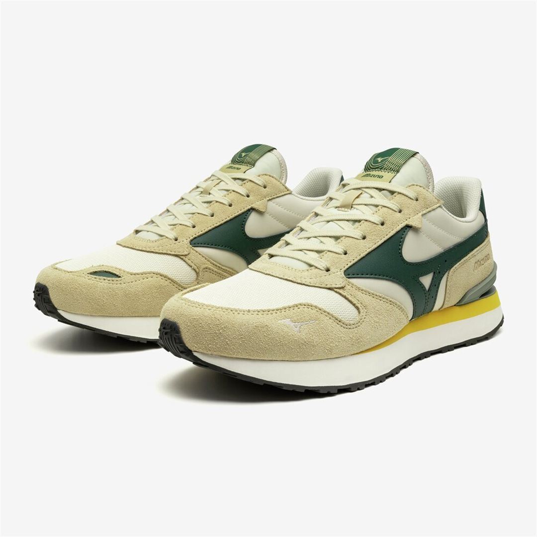 ライトベージュ×グリーン×オレンジ